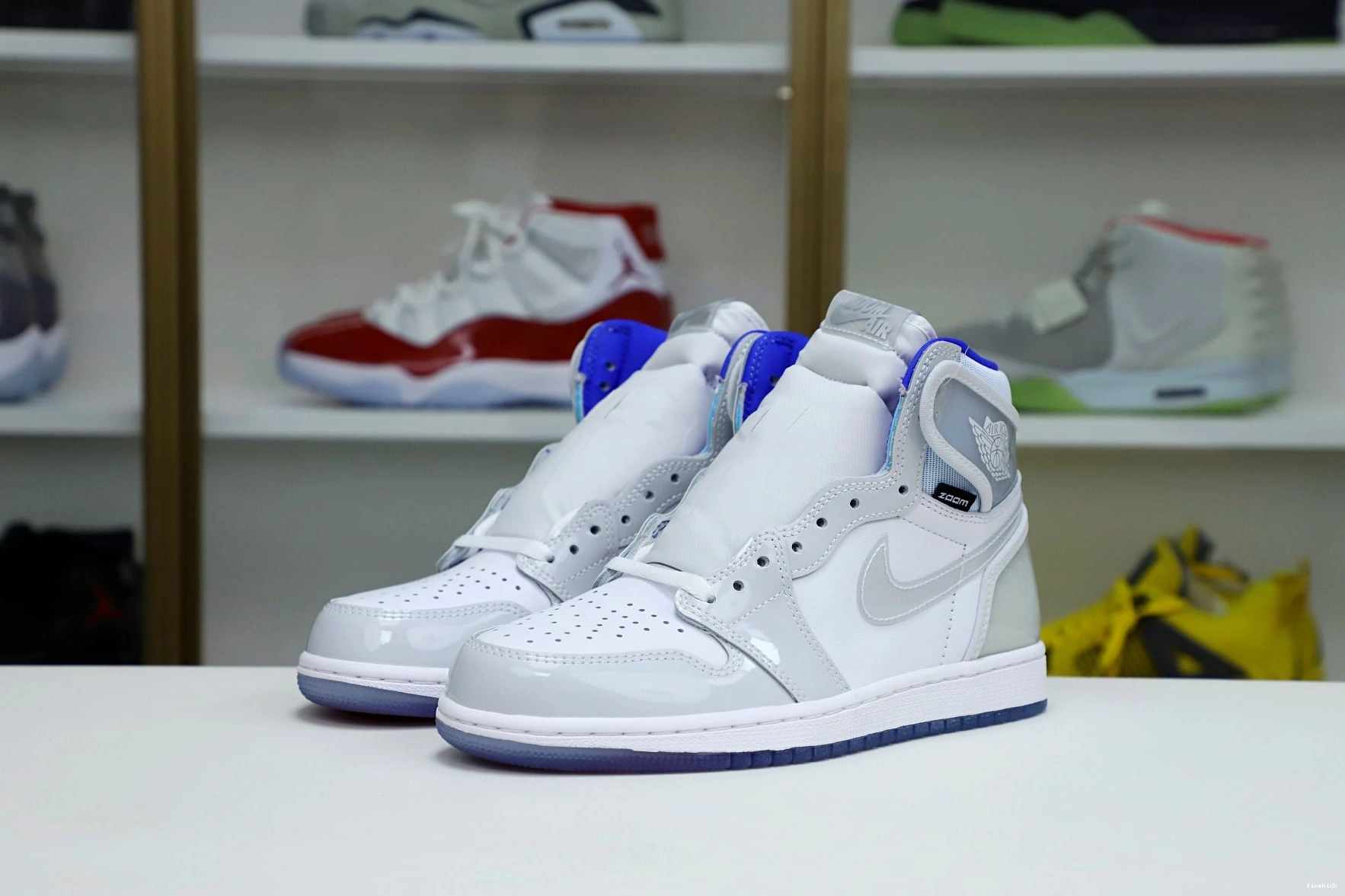 JORDAN BLUE' ZOOM 'RACER AIR 1 HIGH 0126